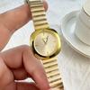 Повседневные кварцевые наручные часы для женщин Простые золотые часы Регулируемый ремешок из нержавеющей стали Наручные часы Женские Роскошные часы Подарки