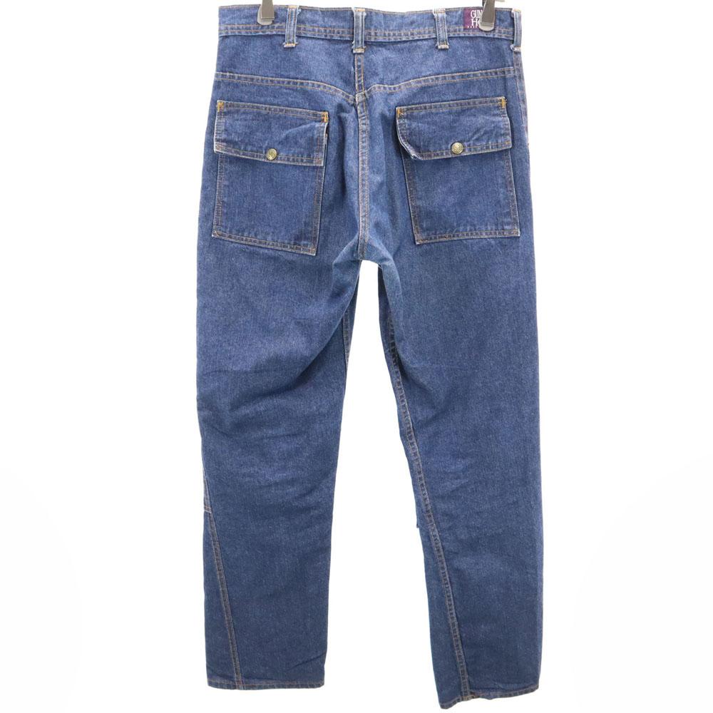 GUNG HO 90-е Сделано в США Старые рабочие Джинсы Деним Индиго Мужские Б/У