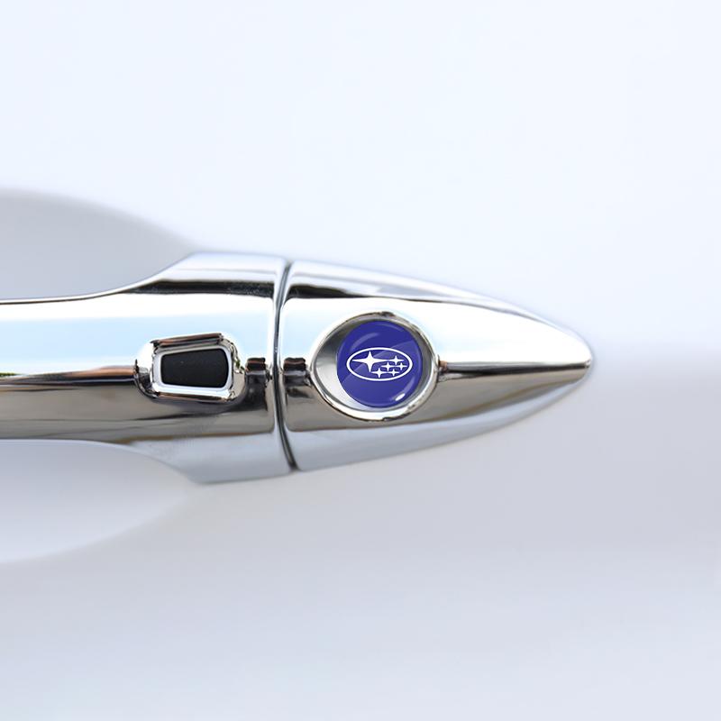 2/4/6 шт. Наклейка на замочную скважину замка двери автомобиля Эмблема Защитная наклейка для автомобиля Для Subaru STI BRZ Impreza Forester Legacy Outback Levorg Tribeca