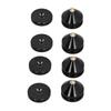 4 Set Speaker Spikes Floor Protector Metal Speaker Isolation Stand Feet Pad for Home