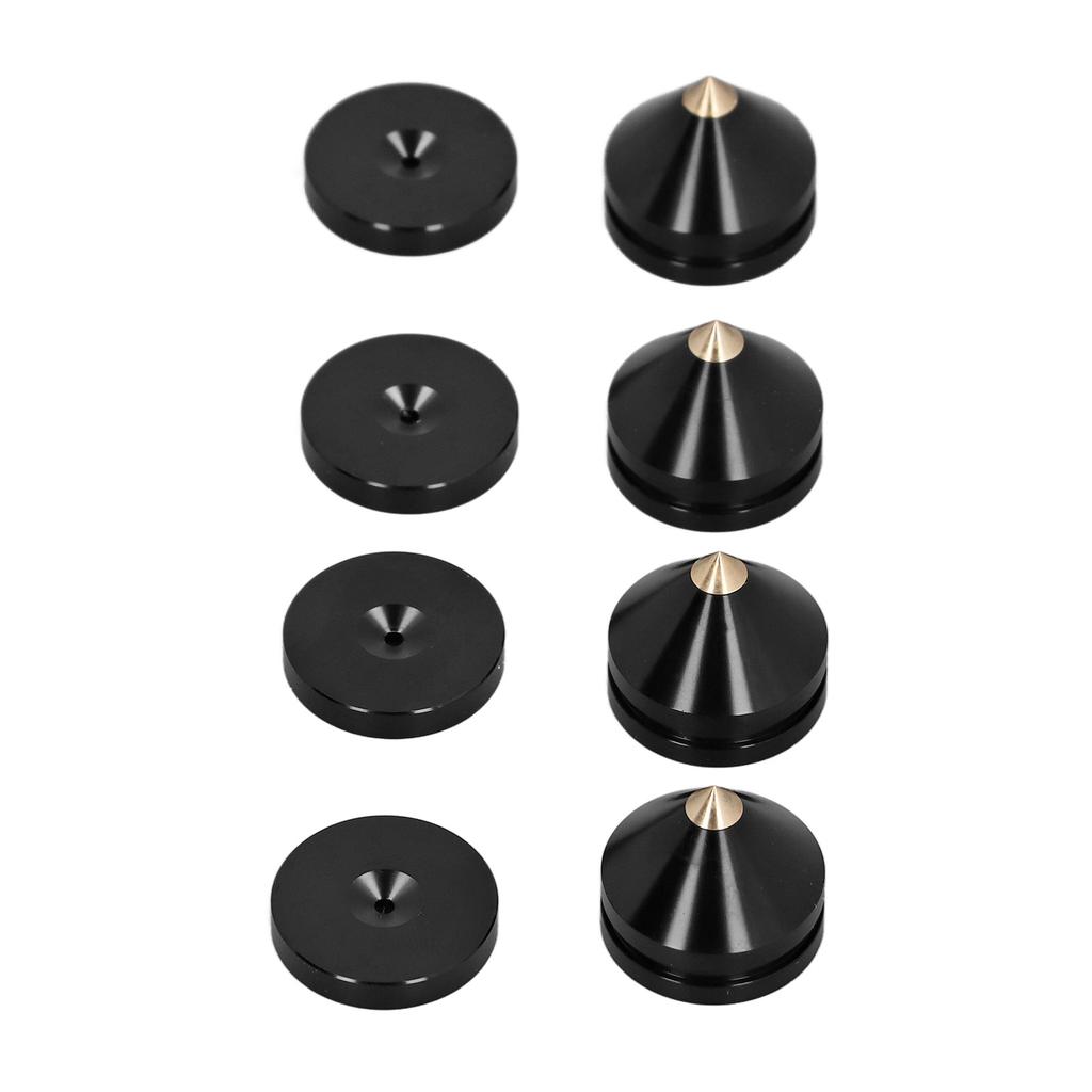 4 Set Speaker Spikes Floor Protector Metal Speaker Isolation Stand Feet Pad for Home