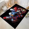 Colorful Sonic Characters Action Art Non-slip rug suitable for living room and bedroom sofas