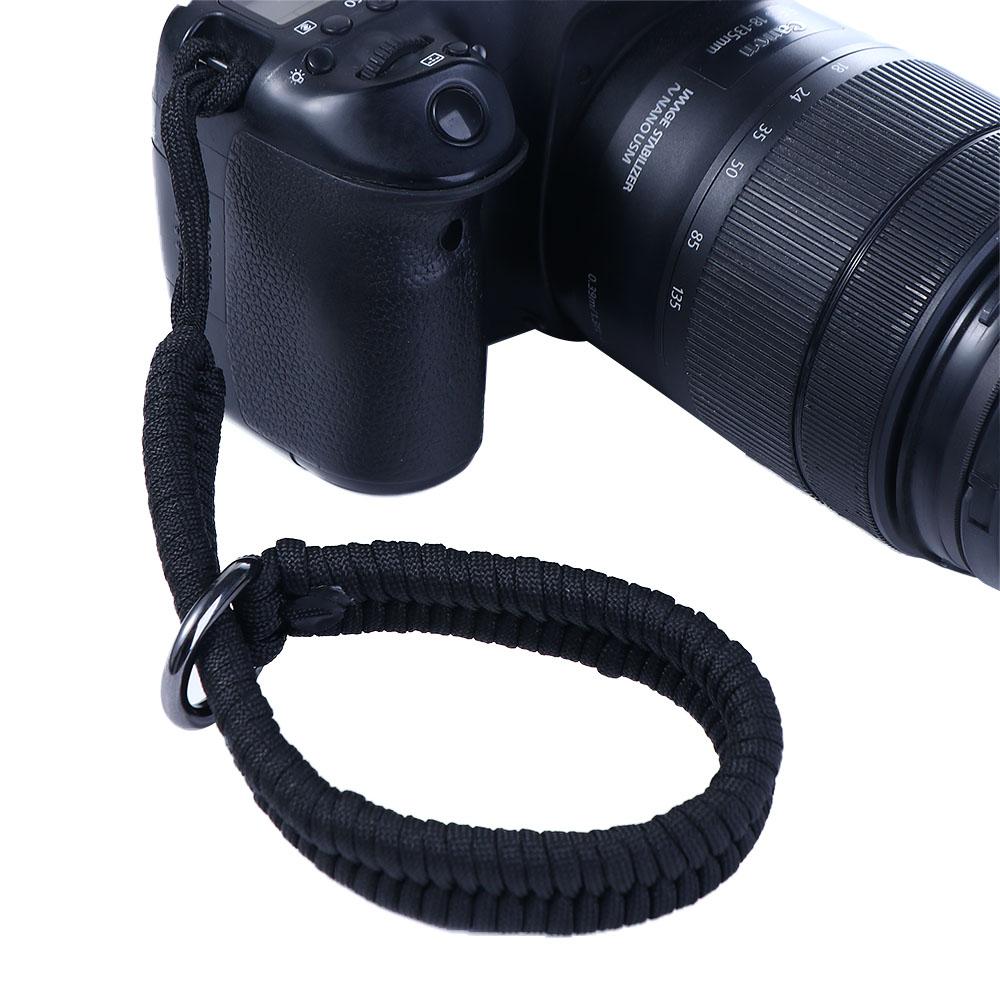 Camera Hand Strap SLR Camera Shoulder Strap Quick Release Connector With Base Hand-Woven Wristband