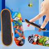 3шт Fingerboard Finger Scooter Mini Skateboard Deck Alloy/Пластик Антистресс Tech Bracket Настольная панель Non Toys Training