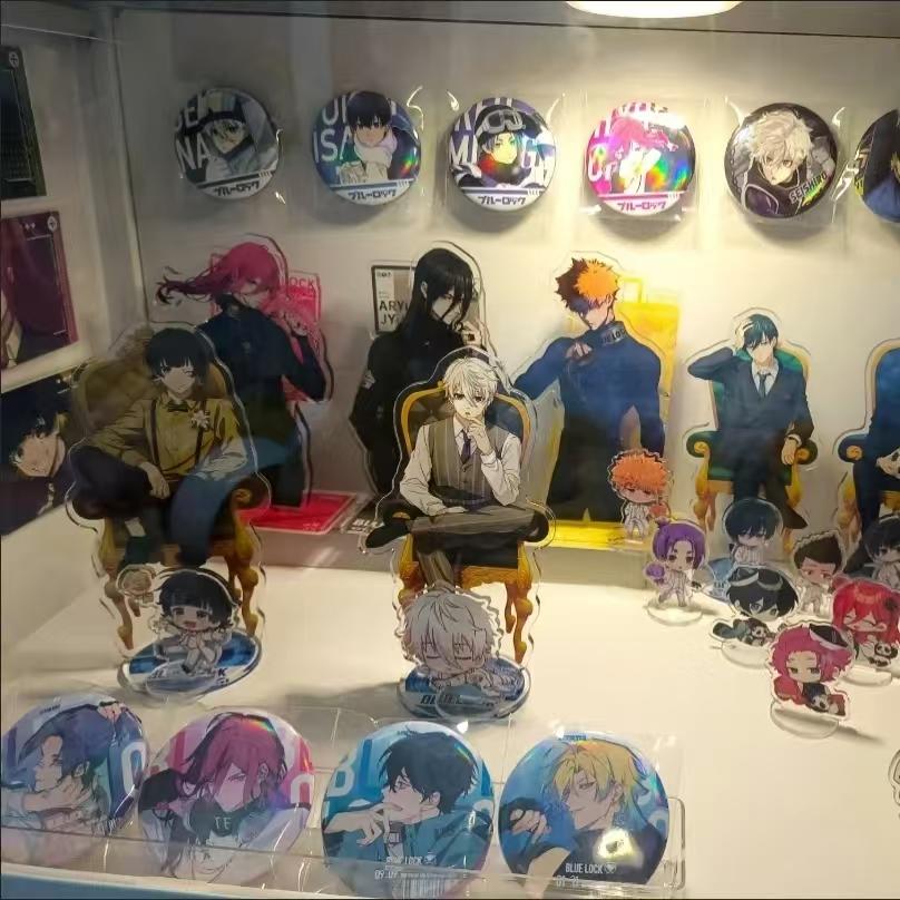 Серия персонажей Blue Lock 16 см, стендовый дисплей, Йисаги Ёити, Бачира Мегуру и Нагиширо Джин, гуманоид