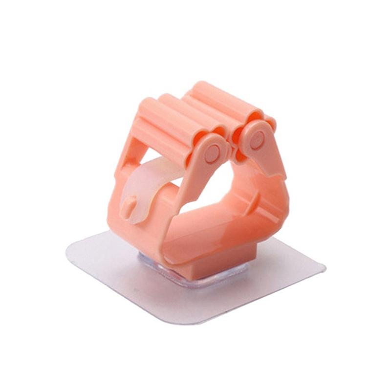 1/3 шт. Зажим для швабры Настенное хранение Органайзер для швабры Держатель Вешалка Стеллаж для хранения Бесшовный зажим для швабры Крючок Бытовые настенные вешалки