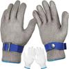Stainless Steel Gloves Chainmail Gardening Butcher Slaughter Steel Mesh Anti-Cut Resistant