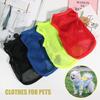 Dog Shirt Plain Breathable Mesh Fabric Quick Drying Puppy T-Shirt for Summer