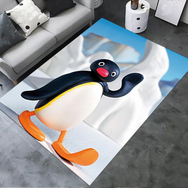 2025 New PINGU Carpet Rug for Living Room Bedroom Home Sofa Decoration,Kids play Non-slip Floor Mat