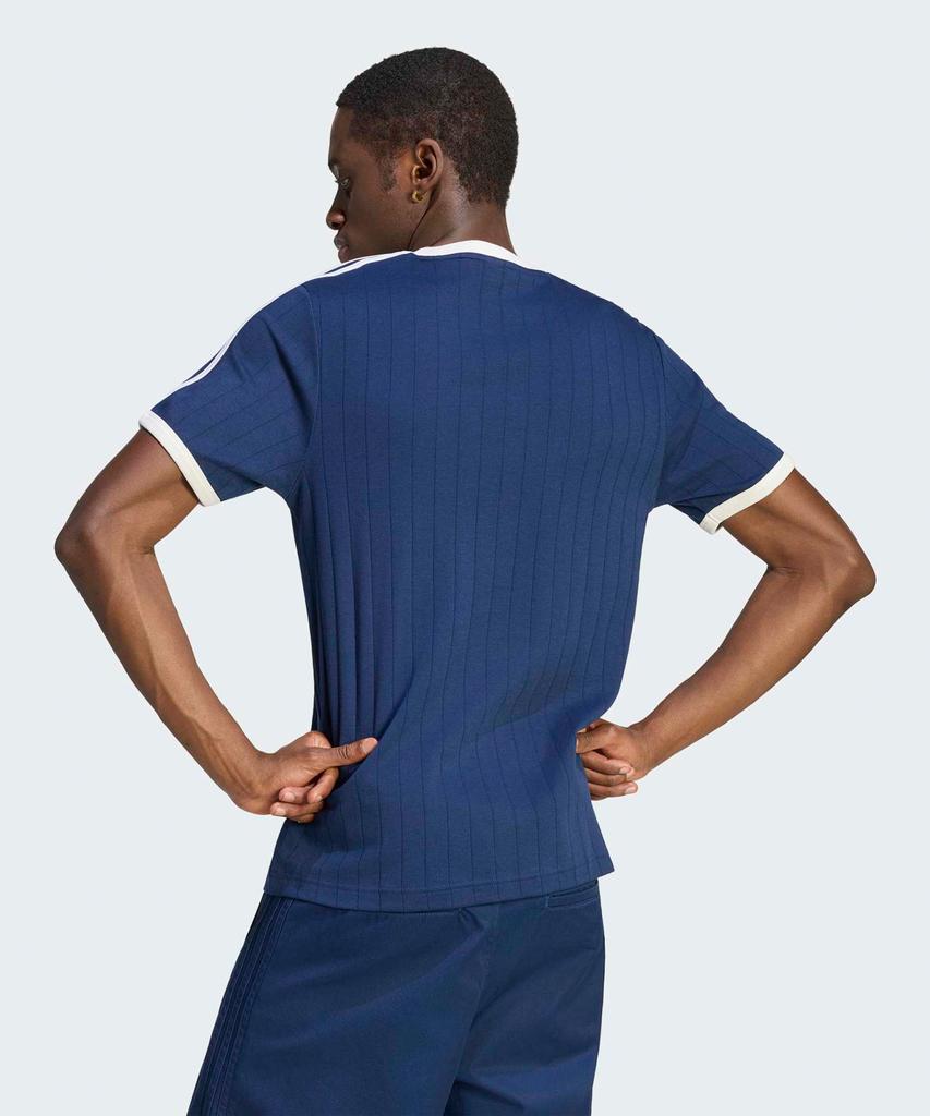 adidas Футболка с узором «вытянутая петля» и 3 полосками - Ночной индиго / Ks7448