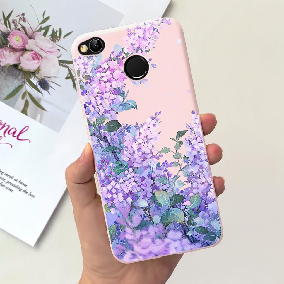 Для Xiaomi Redmi 4 (4X) Чехол Стильный Конфетный Покрашенный Чехол Мягкий Силиконовый Чехол Для Телефона Для Xiaomi Redmi4 Redmi4X Задняя Крышка