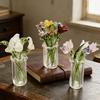 1 набор стеклянный букет цветов с вазой выдувной мини-цветочная декорация для дома гостиной ручной работы имитация