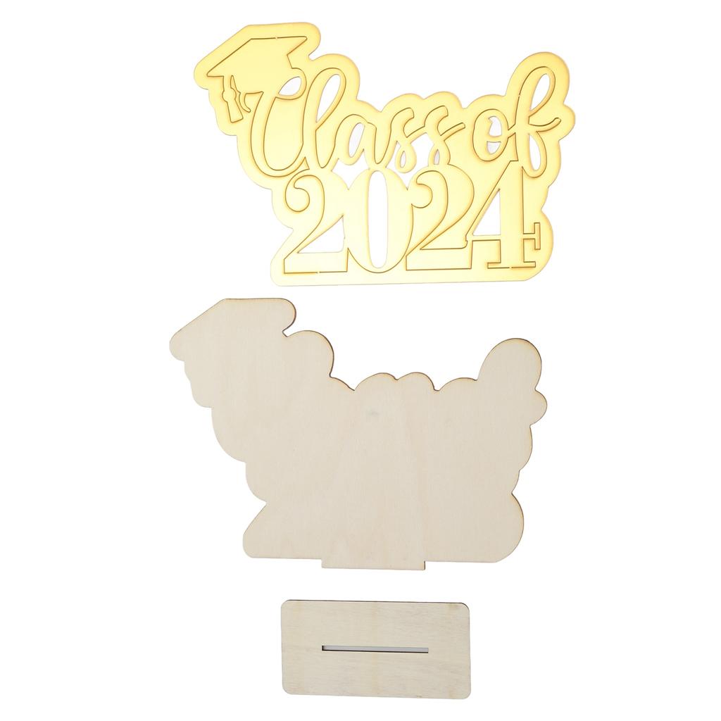 2024 Graduation Wooden Table Centerpieces Graduation Party Decorations Table Centerpieces Sign for H
