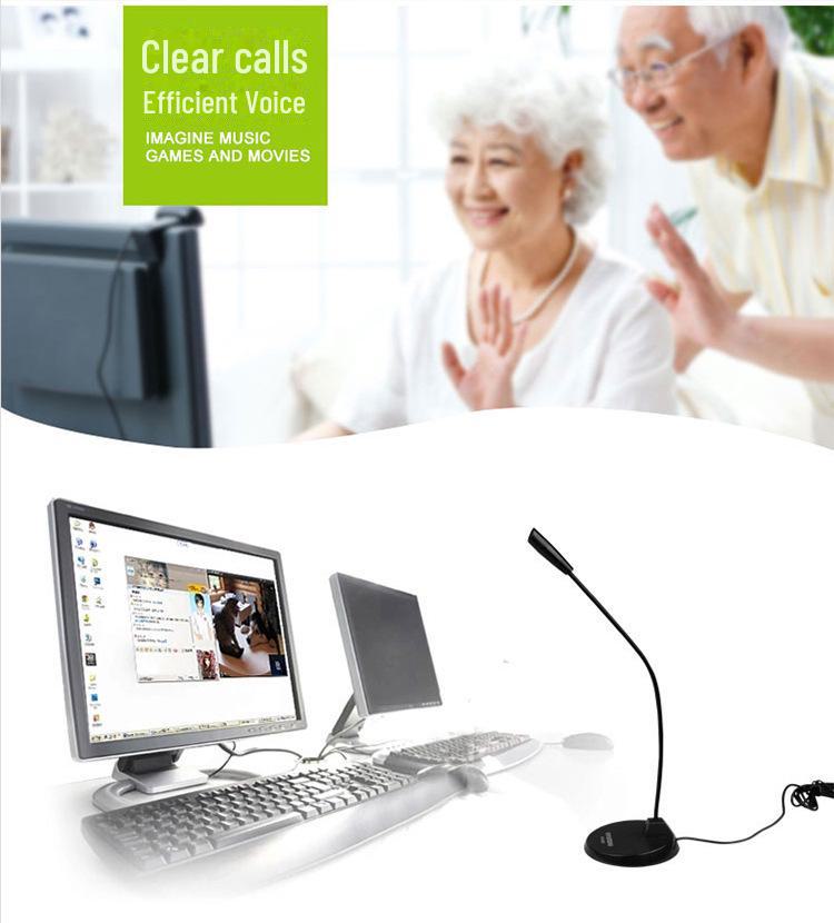 Современный проводной мини-микрофон K200 для игр, общения и стриминга