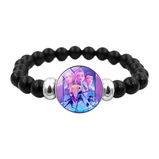 Yousheng Корейский Поп Браслет из Бусин Аниме Вдохновленный Модный Браслет Браслет из Разноцветных Бусин для Женщин Мужчин Девочек Мальчиков Поклонников