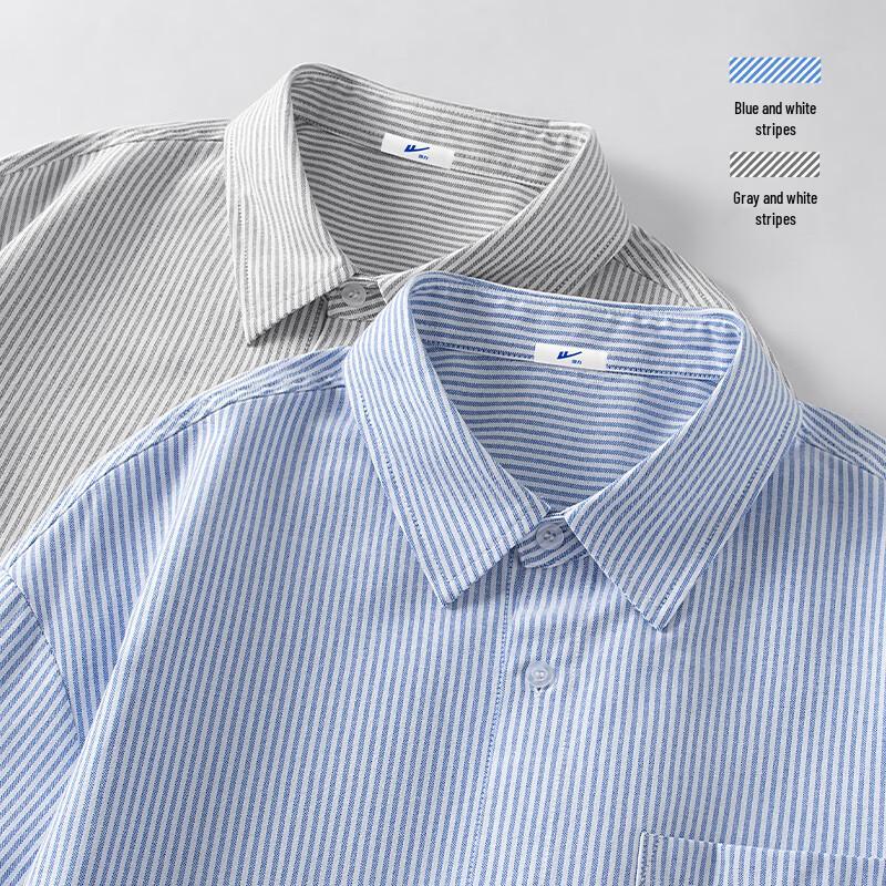 Warrior Unisex American Style Striped Long Sleeve Shirt