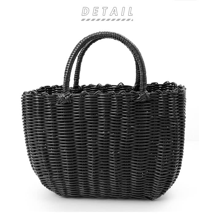 Murataya Vinyl Basket Bag, P.P. Cherry Bag 9671