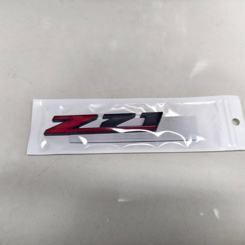 AABHC1 2pcs car styling 3d Metal Logo Z71 Emblem Car Front Grille Badge Sticker For Chevrolet Tahoe Colorado Silverado Accessories