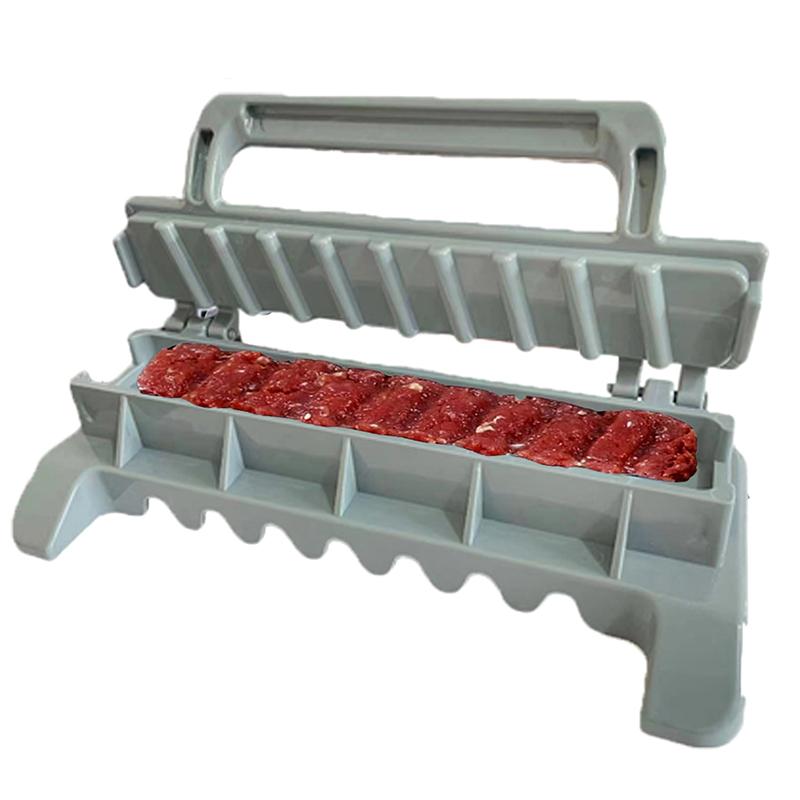 Машина для приготовления кебаба Easy Single Row Grille BBQ Wewers Подготовка машины для приготовления кебаба Пресс-машина Многоразовая ручная форма для кебаба
