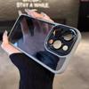 Luxury Camera Lens Protection Case For iPhone 16 15 14 13 12 Pro Max Plus Soft Bumper Shockproof Hybrid Acrylic Clear Hard Cover