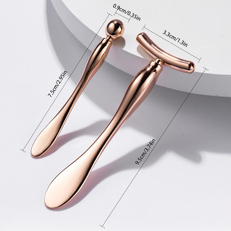 2in 1 Face Eye Massage Stick Eye Cream Applicator For Anti Wrinkle Dark Circles Facial Lifting Mixing Spatulas Scoop Mini Spoon