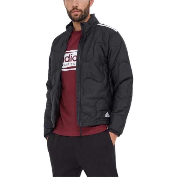 adidas Куртка мужская легкая утепленная Nuganic, черная IN3290