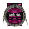 ERNIE BALL 6429 Braided Instrument Cable 10ft Silver Fox [Genuine] 3.05m