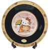Terakoya Hello Kitty Engraved Plate with Fan 15 X 15cm Size Approx. KT640-03