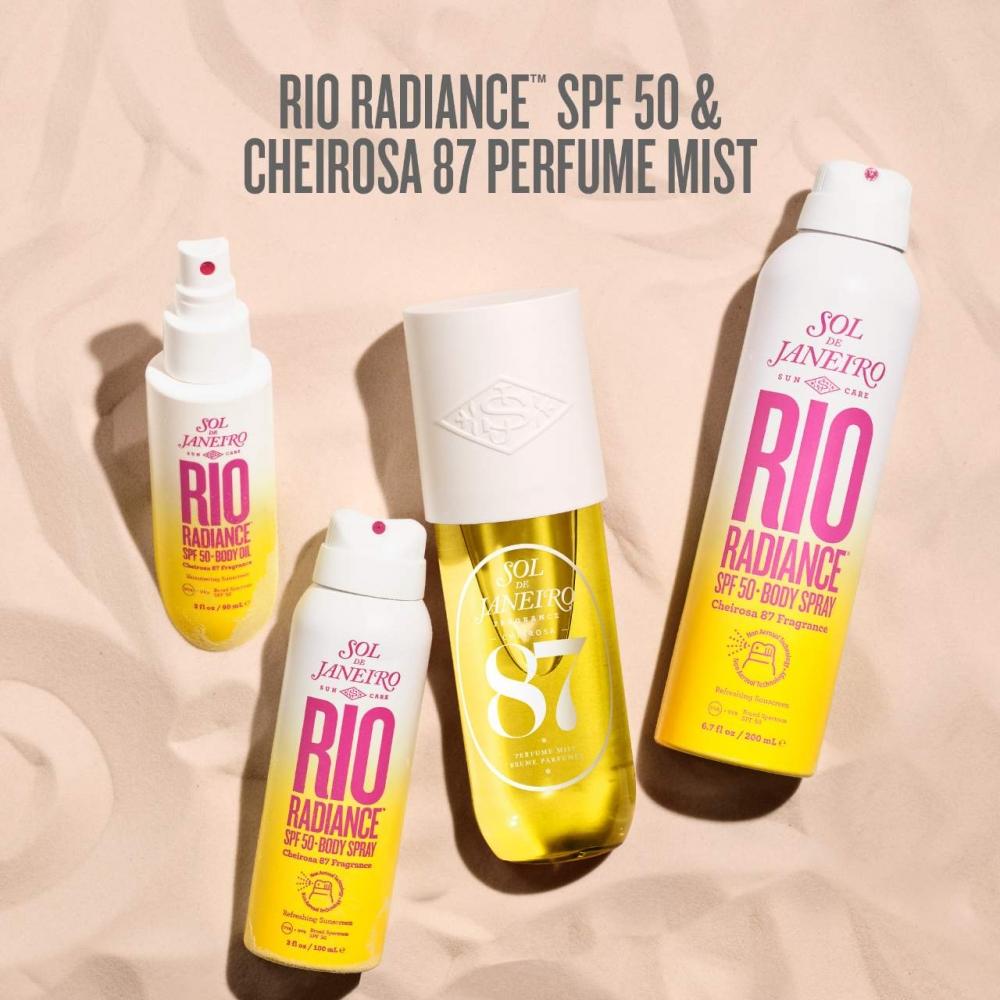 Sol De Janeiro Spf 50 Shimmering Body Oil Sunscreen 3 Oz   90 Ml Rio Radiance 