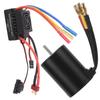 Waterproof 3650 4500KV Brushless Motor 60A Brushless ESC Combo Set for 1/8 1/10 RC Car