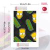 Bart Simpson Pattern  3pcs 100% Round Full Drill 5D DIY Diamond Painting Embroidery Cross Stitch Rhinestone Décor