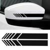 2Pcs Universal Auto Car Sticker Non Fading Fashion Color Stripe Car Sticker Racing Strips Side Rear View Mirror Decor Decal