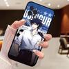 Чехол для телефона с персонажем аниме F-Fushiguro M-Megumi для iPhone 16 15 17 13 14 12 11 Pro Max Plus Черный корпус