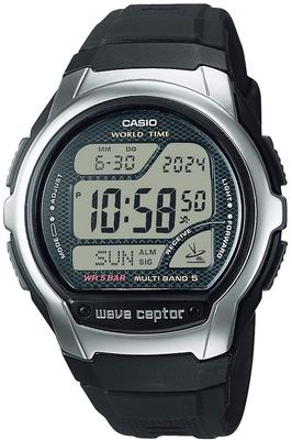 Мужские часы Casio Wave Ceptor с радиоконтролем WV-58R-1AJF, черные