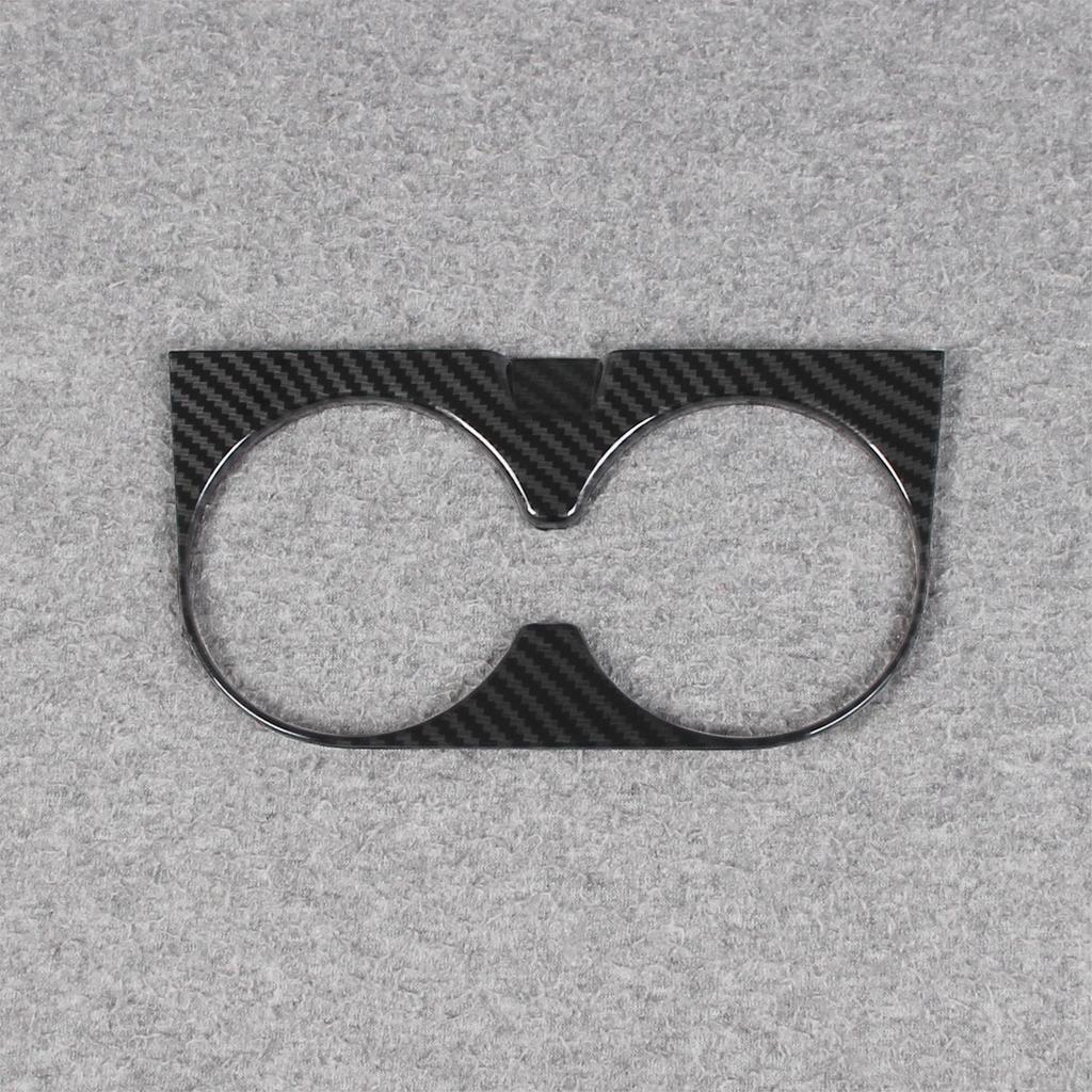 RUIQ Interior Drink Holder Cover for Toyota Prius Designed Specifically for the Toyota Prius Carbon Fiber (60 Series) - (Black Finish)