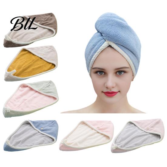 Practical Gift for Women Hair Towel Wrap, Microfiber Absorbent Turban, Quick Dry, Shower Cap Wet Anti-Frizz Drying Long Thick Curly Soft Hat