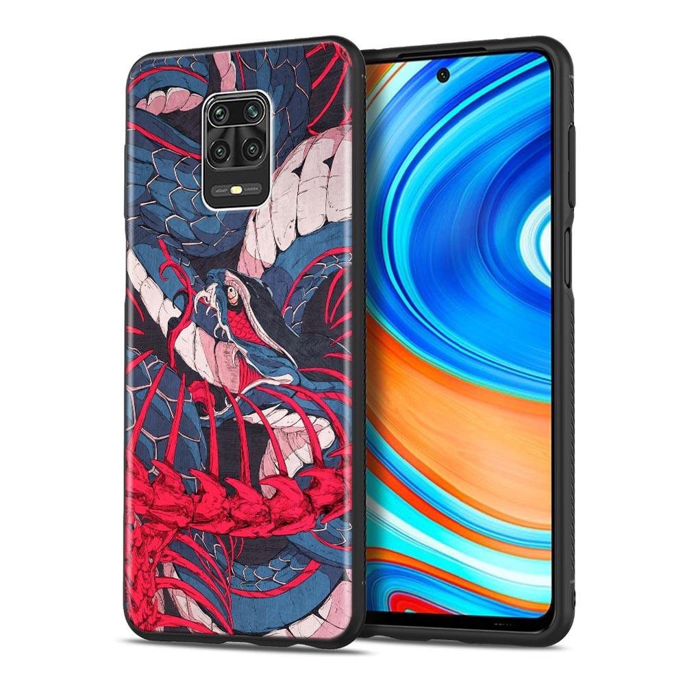 Чехол в японском стиле Art Samurai Couqe для Xiaomi Redmi 9 9C NFC 9T 10 10C 6 7 8 A K40 K50 Pro Plus Soft Shell Cover Cases Fundas