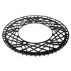 BOLANY Bicycle Chainring Aluminum Alloy Bicycle Chainring Plate Plate for 130 BCD 53TAnode Black
