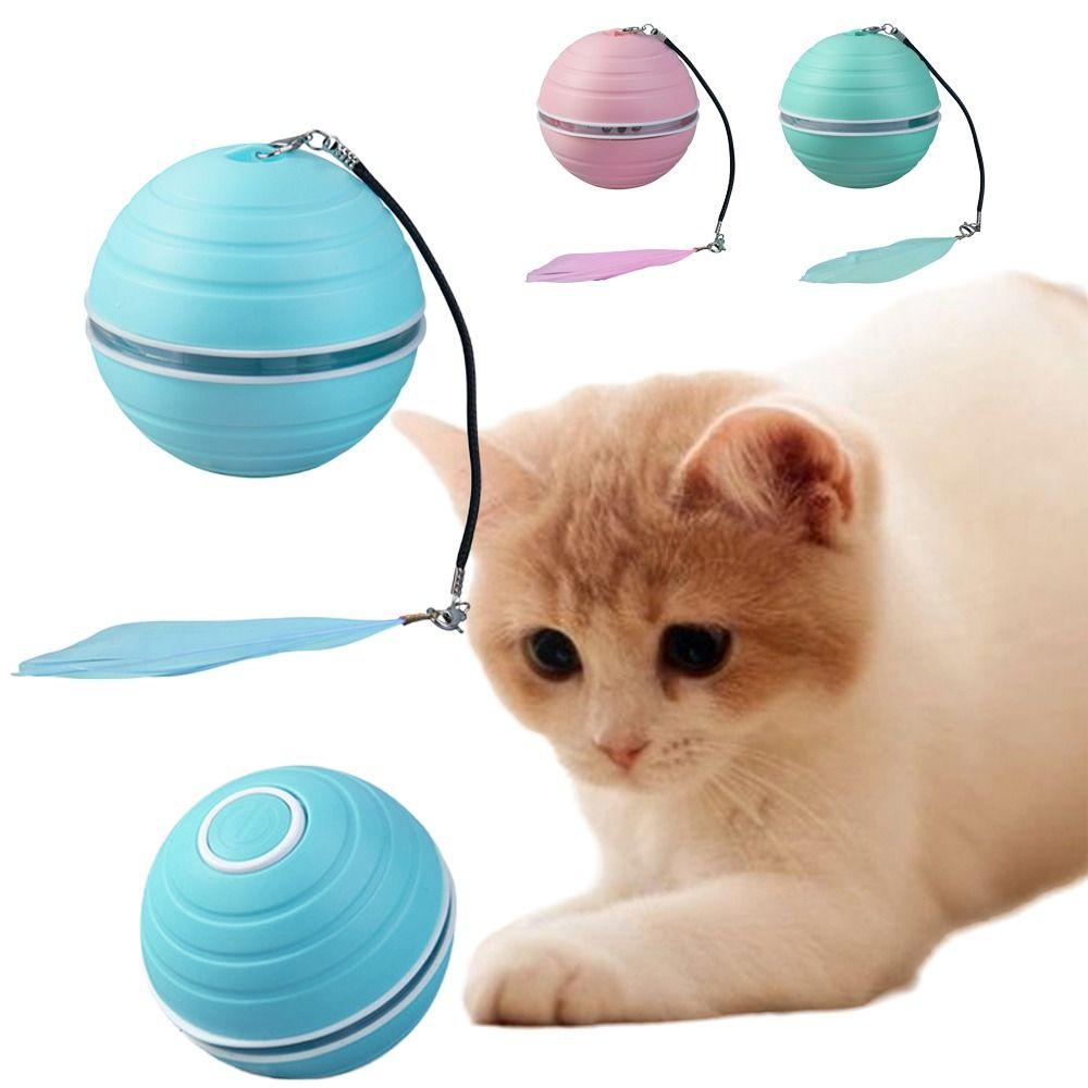 Automatic Interactive Cat Toys Ball Laser Teaser Light Smart Dog Toy  for Pet Supplies