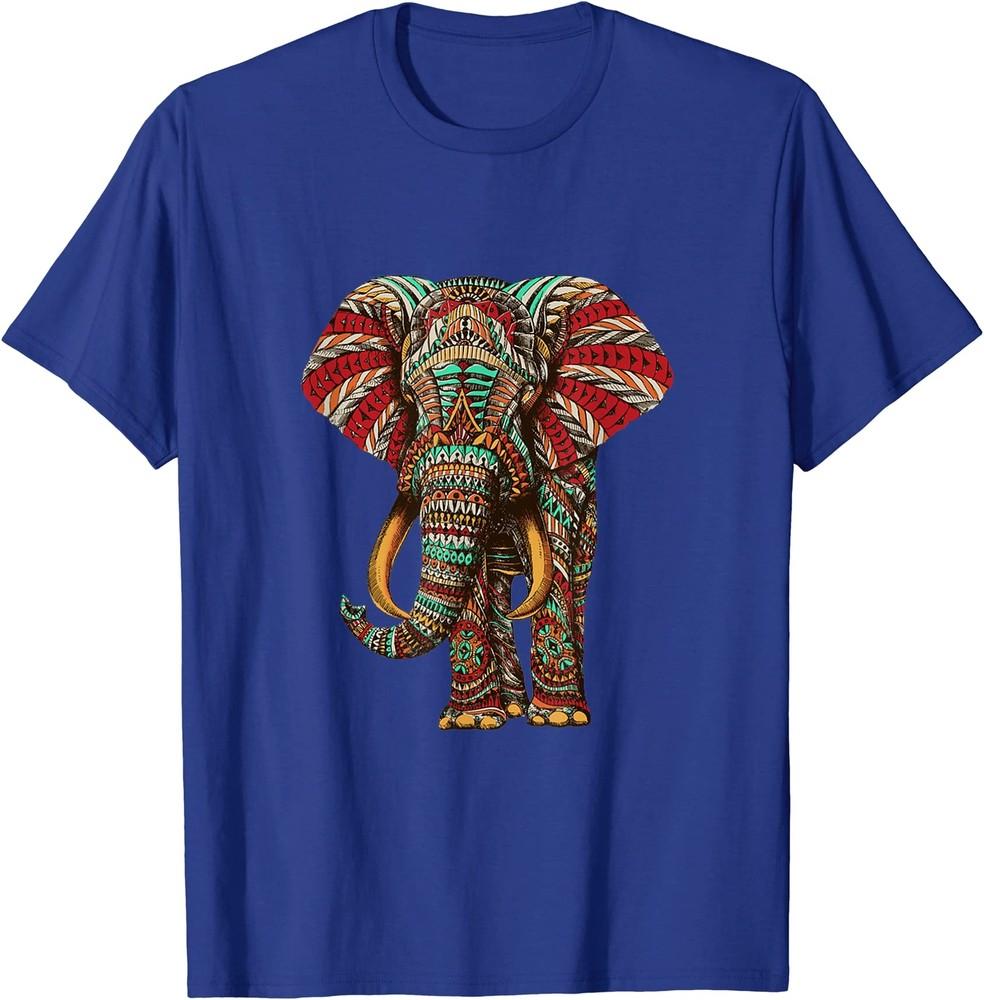 Хна Стильная Художественная Save The Elephants Дикая природа Футболка Унисекс Футболка