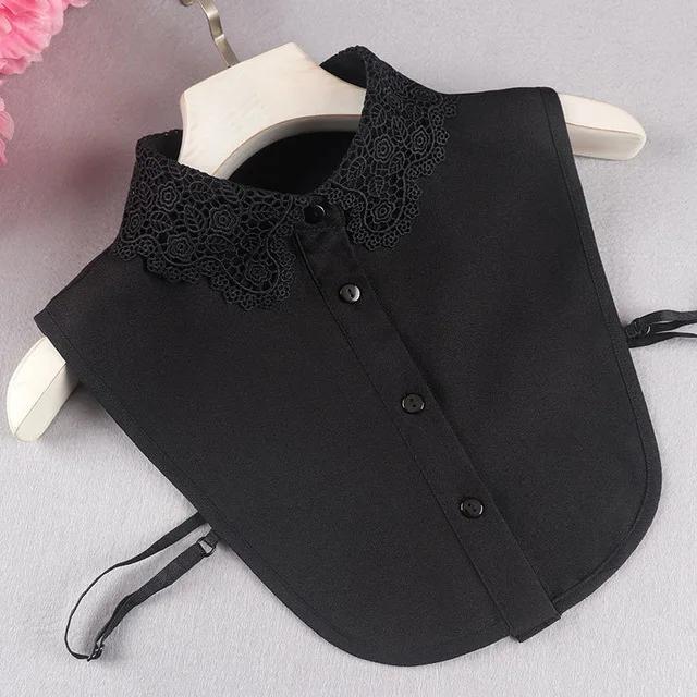 24 Styles Female Chiffon Fake Collar for Women Blouse Shirt False Collar Ladies Lapel Detachable Collar Female Decorative