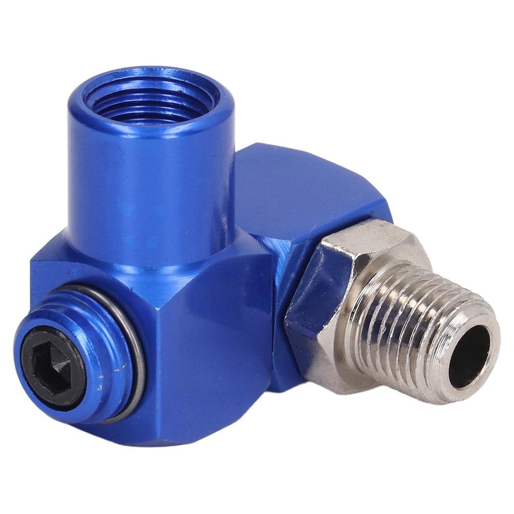 4PCS 360 Degree Rotation Swivel Air Fitting 150PSI Rated Rotating Hose Connector Pneumatic Tools