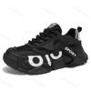 Chunky Mens Sneakers Designer Sport Shoes Breathable Casual Leather Fabric Height Increased Platform Shoes Zapatillas