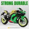 1/9 Kawasaki Ninja ZX-10R High Performance Superbike Alloy Metal Diecast Model Motorcycle Sound & Light High Simulation Collect