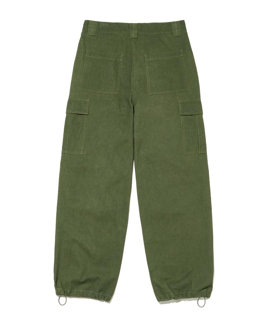 FILLUMINATE Cotton Washed Cargo Pants - Khaki