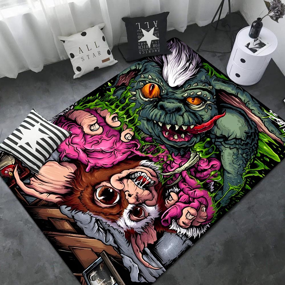 BEAST KINGDOM HN Movie Gremlins Floor Mat Rectangle Anti-slip Home Soft Badmat Front Door Indoor Outdoor Mat Welcome Doormat