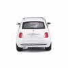 Bburago 1/24 Scale Fiat 500 2007 White / Diecast Model Car, Finished Product, 18-22106