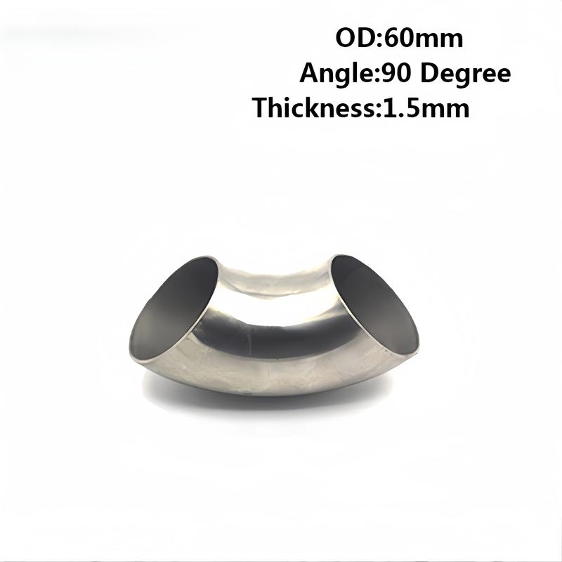 90 Degree Bend Elbow Pipe 201 Stainless Steel tube curve pipe OD 60mm 63mm 76mm