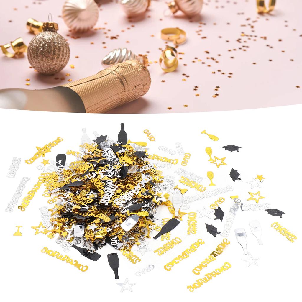Graduation Table Confetti High Gloss Good Decoration 100g Party Decorations for School Party Gift Wrapping