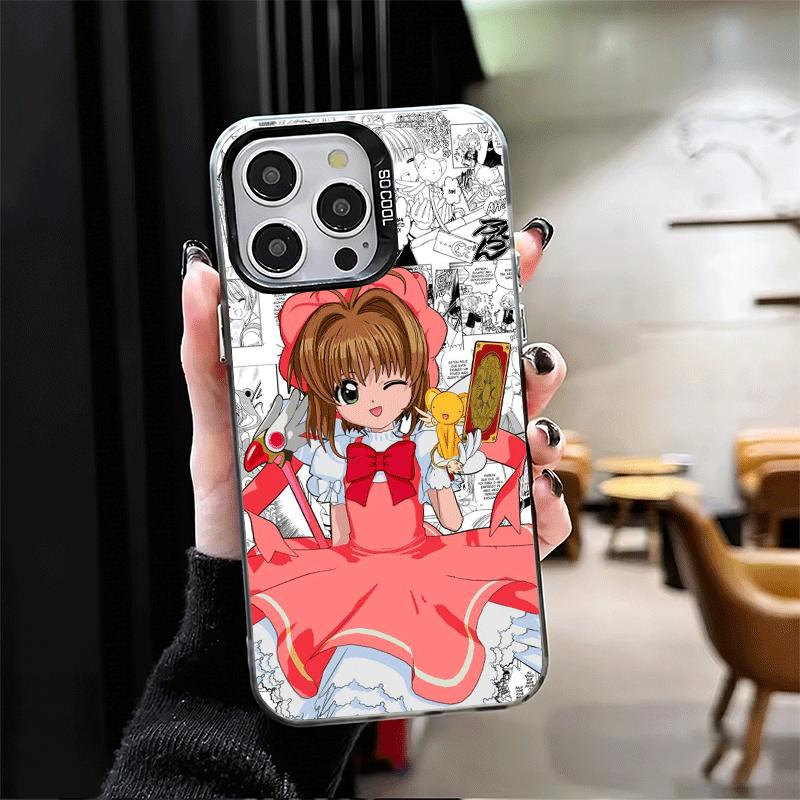 Мягкий чехол для телефона аниме CardCaptor Sakura для iPhone 15 16 17 Pro Max 17Air 16E 14 Plus 13 12 Mini Ударопрочный чехол Задняя панель